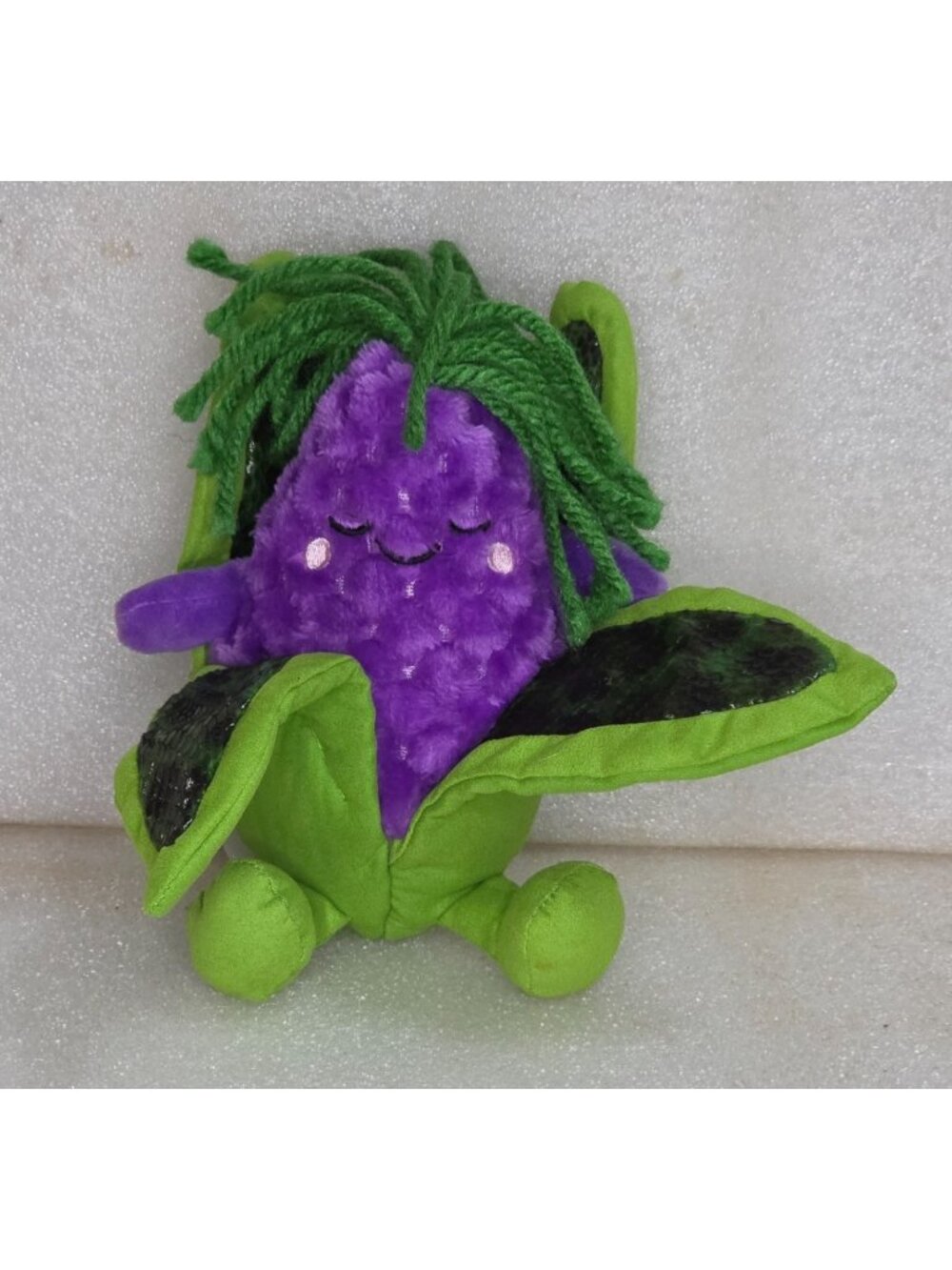Living on the Veg Tori Cornie Purple & Green Corn 6" Plush Toy
